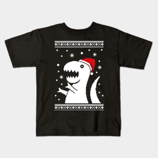 trex christmas Kids T-Shirt